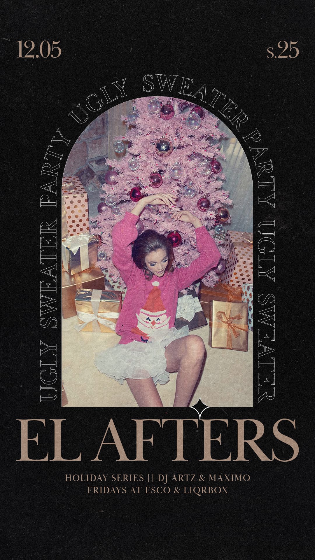 UGLY SWEATER PARTY: "ESCO X LIQR: EL AFTER" HOLIDAY SERIES