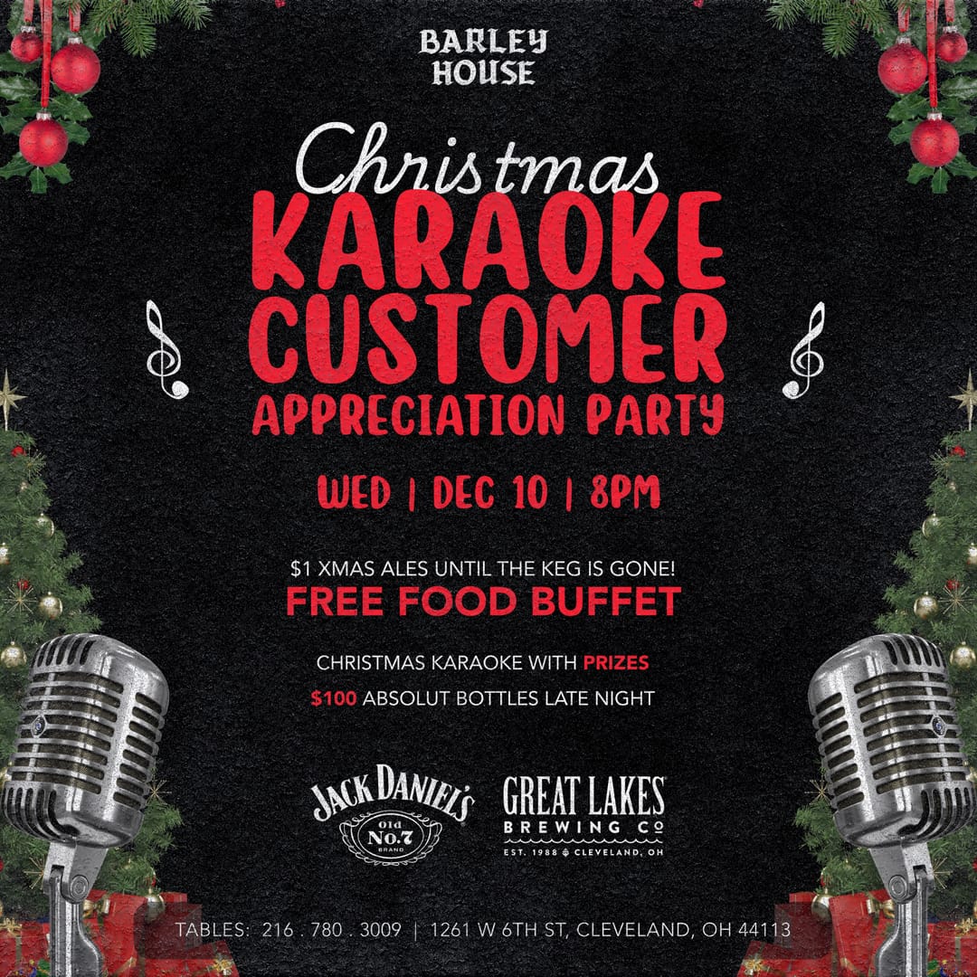 Christmas Karaoke Customer Appreciation
