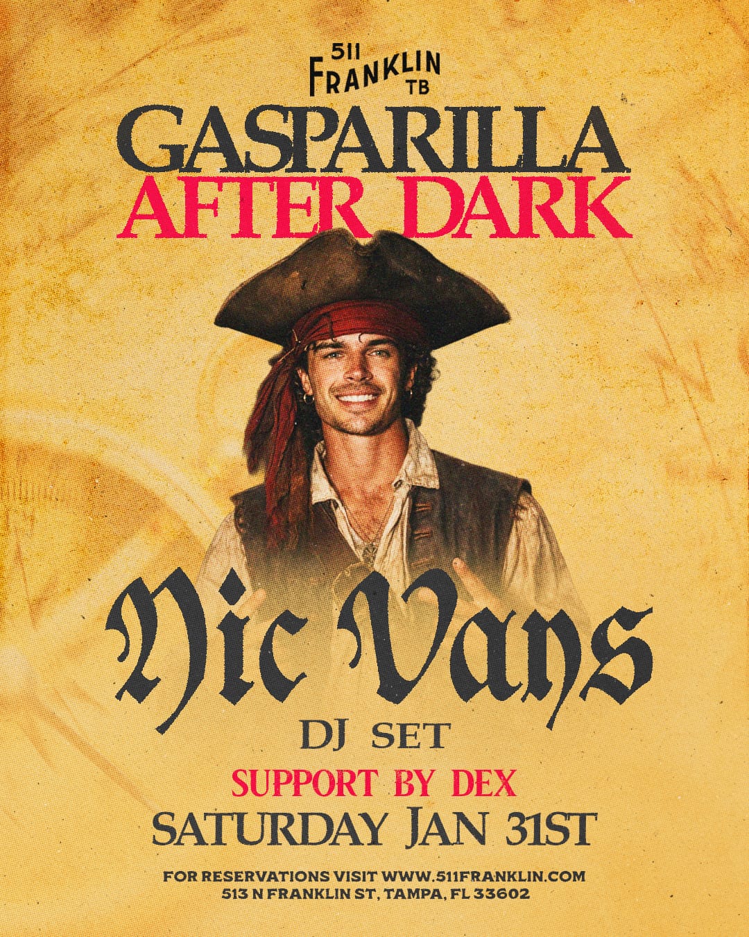 Gasparilla After Dark with Nic Vans