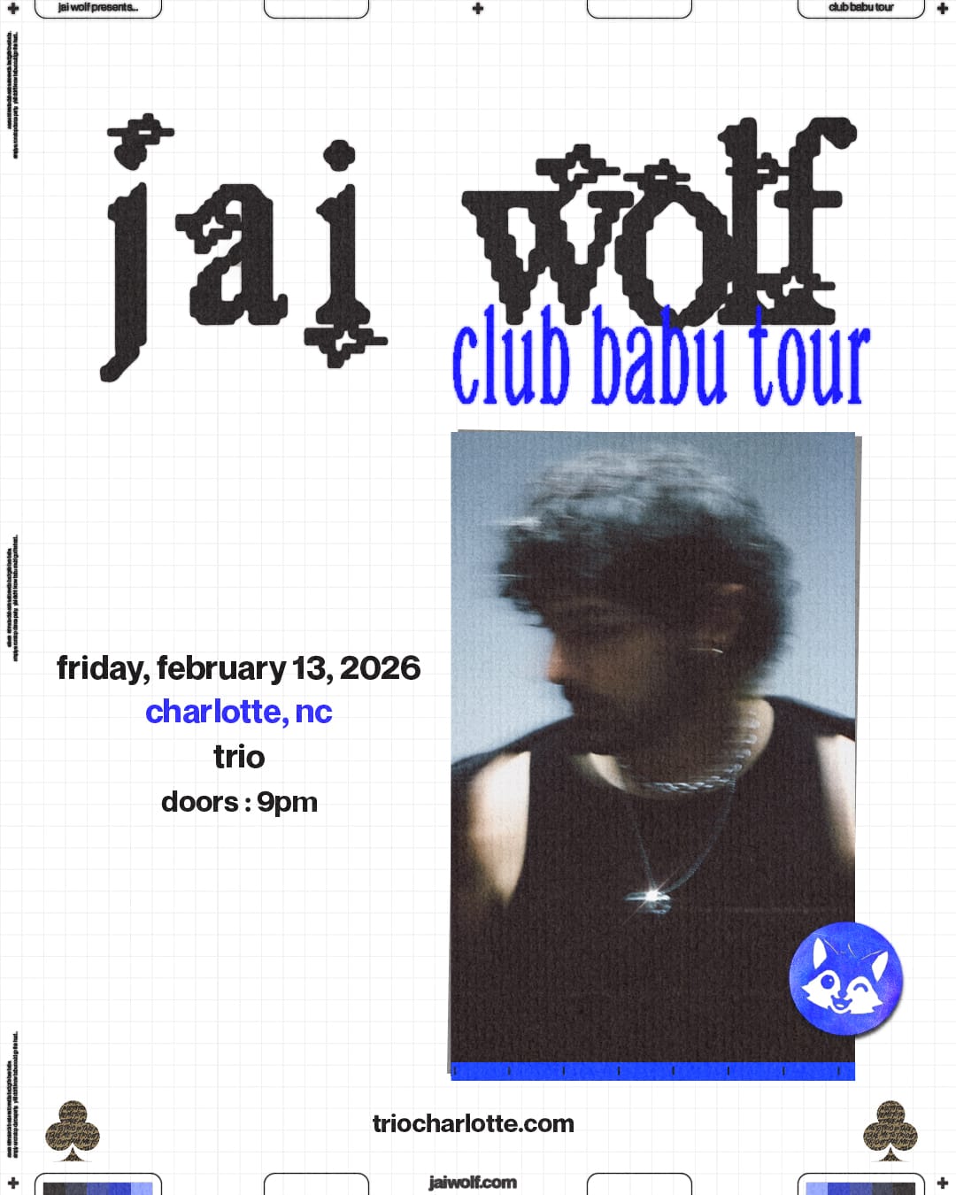 JAI WOLF: CLUB BABU TOUR