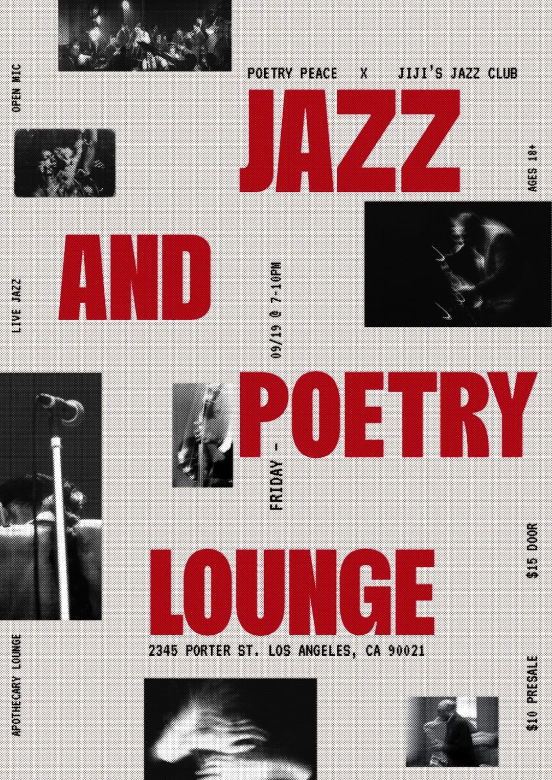 JIJI’s Jazz Lounge: Jazz & Poetry