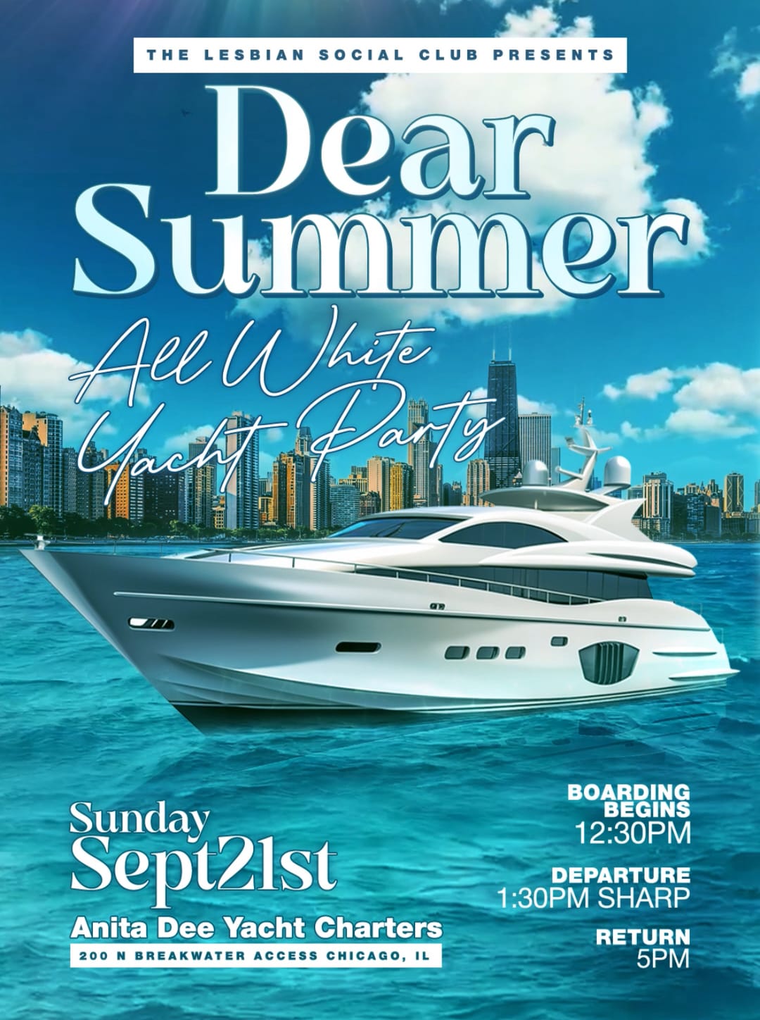 DEAR SUMMER YACHT PARTY