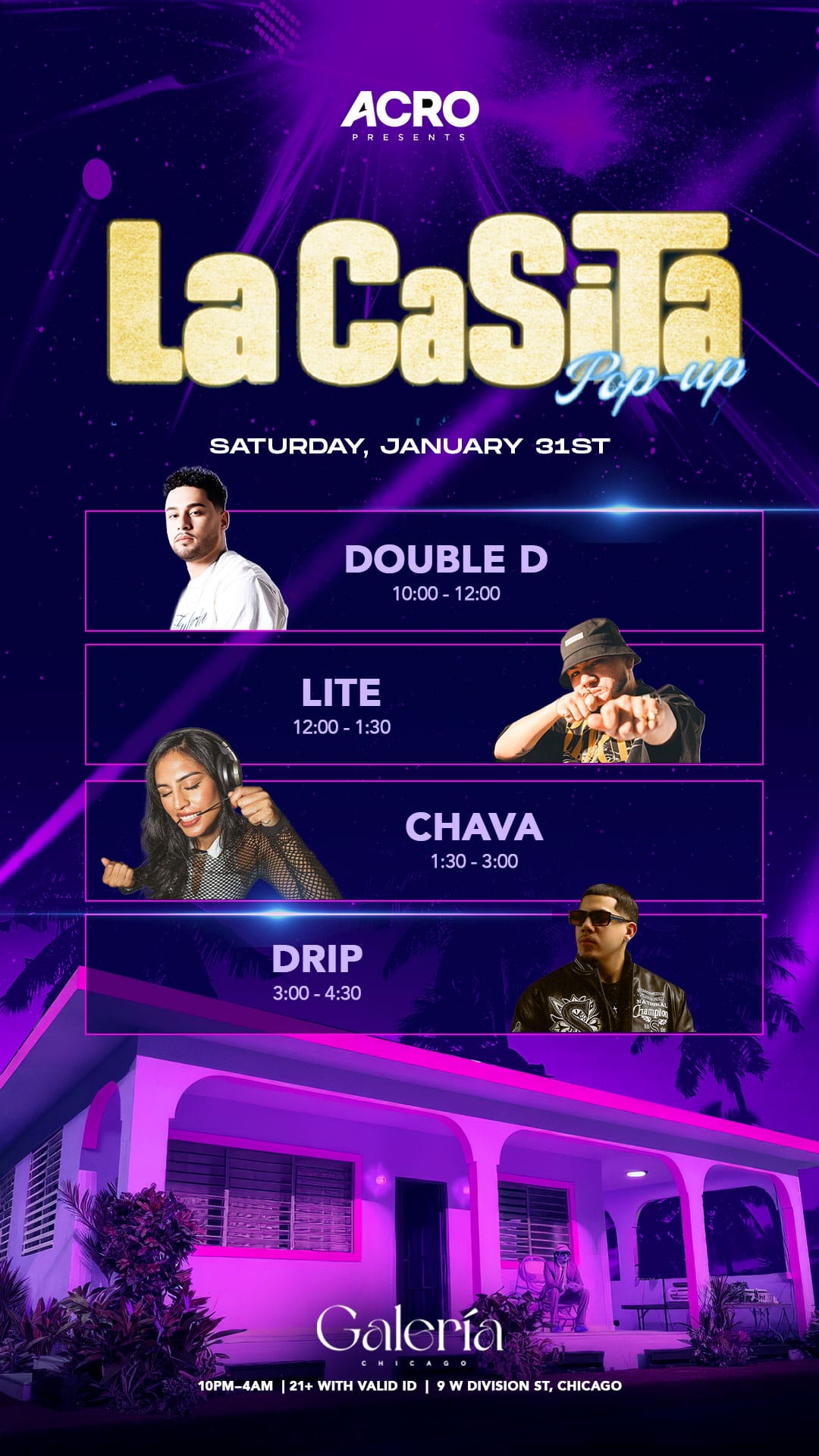 La Casita Pop Up SATURDAY 1 - 24