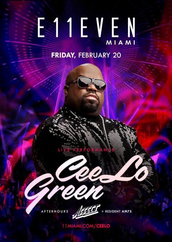 CEELO GREEN LIVE AT E11EVEN