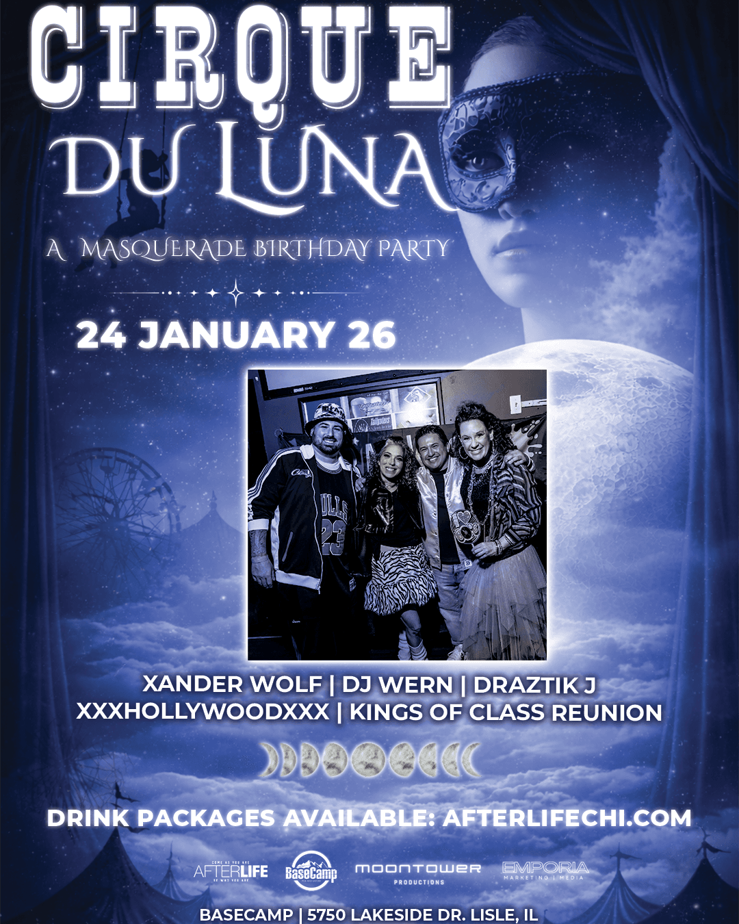 Cirque Du Luna - Phil, Sheri, Kristin & Mike Bday Banger!