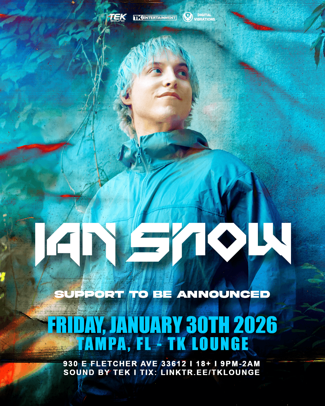 IAN SNOW @TK Lounge - Tampa, FL [FREE RSVP]