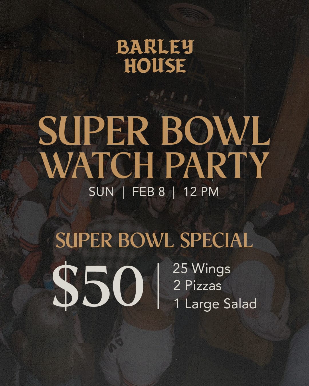 Super Bowl At Barley House!