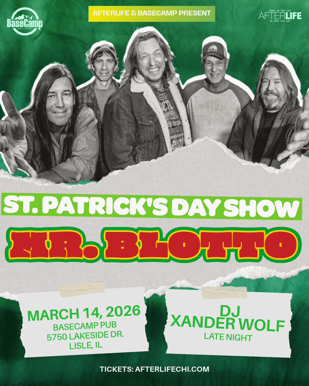 St Patrick's Day Show With Mr Blotto & DJ Xander Wolf Late Night!