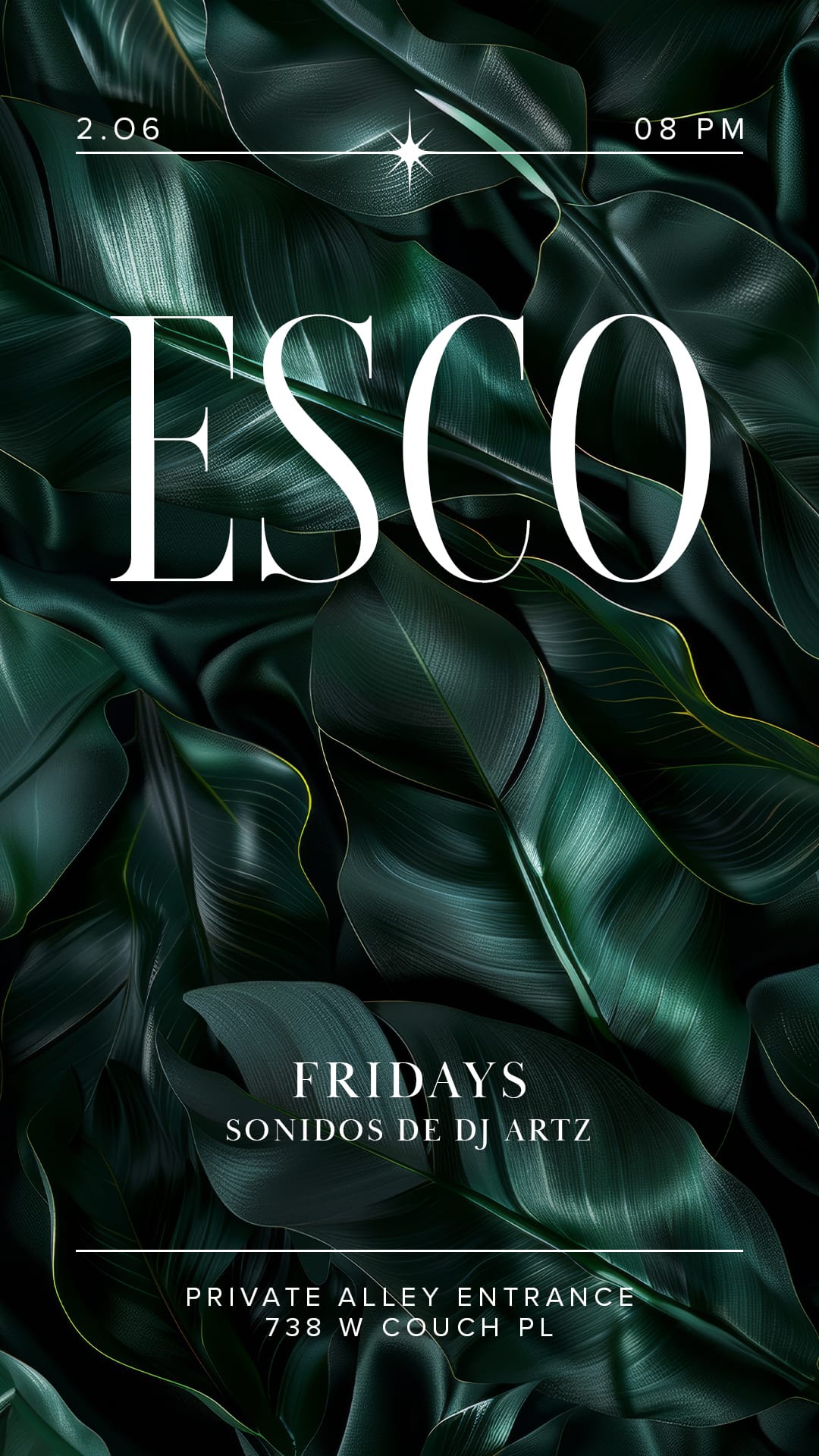 ESCO FRIDAYS with DJ ARTZ
