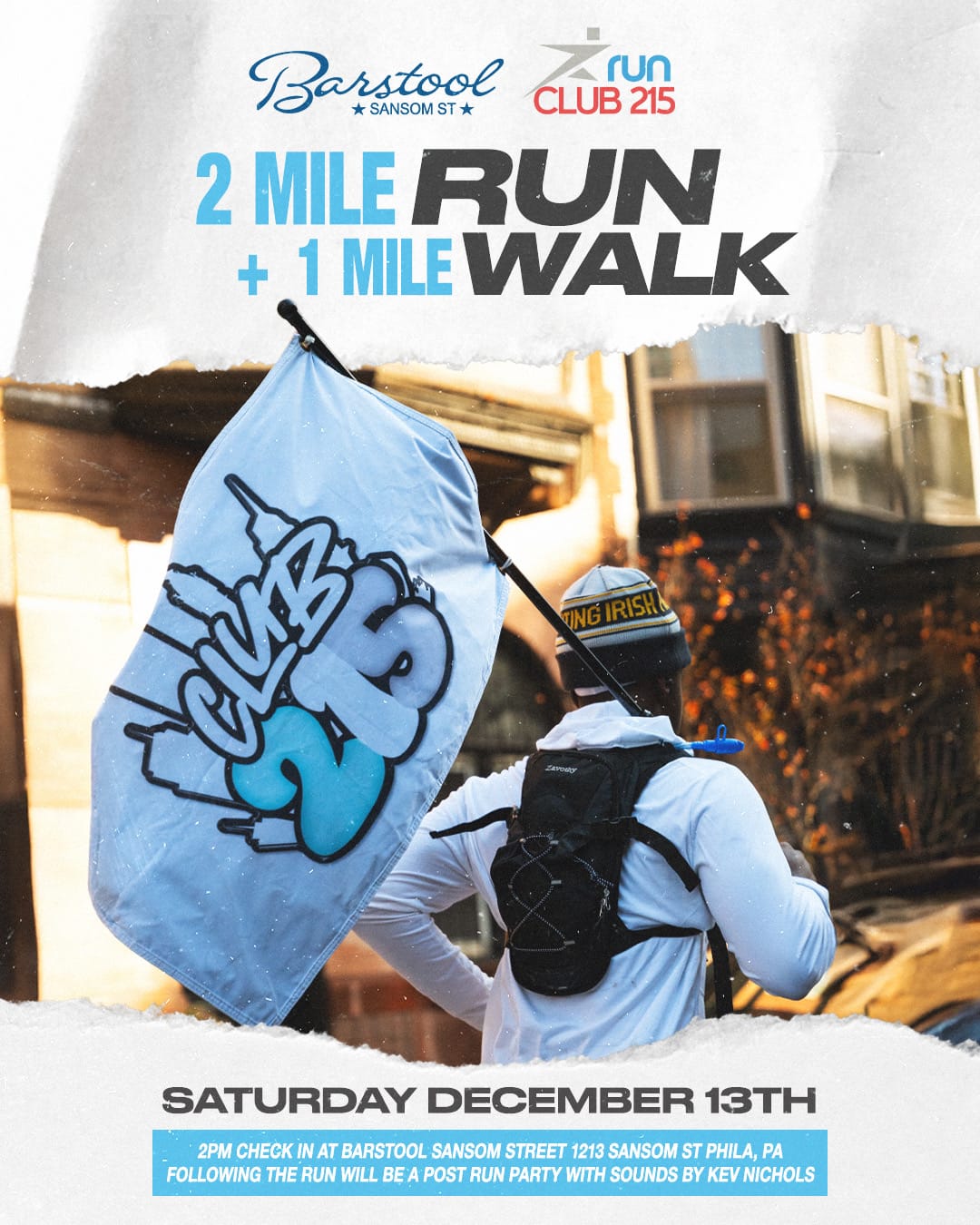 Barstool Sansom Street x Run Club 215
