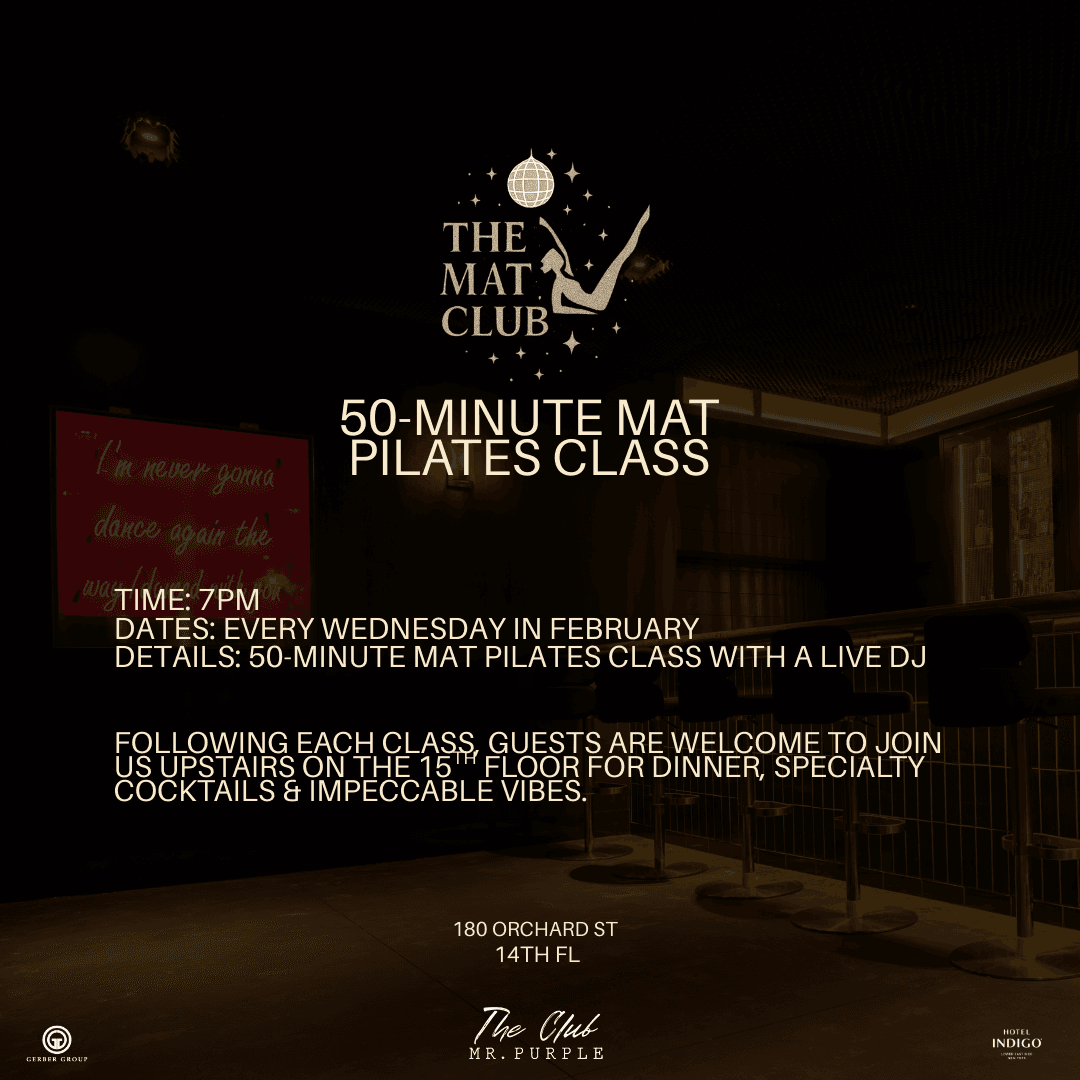 The Mat Club x Mr. Purple