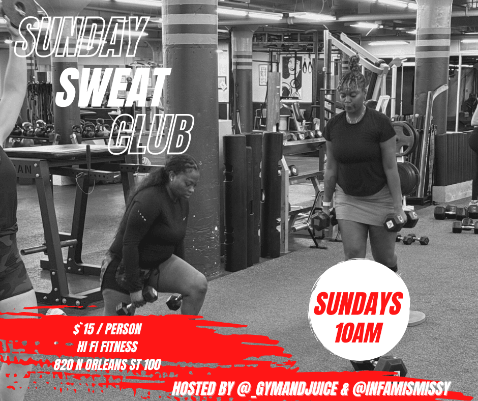 SUNDAY SWEAT CLUB JAN 18th