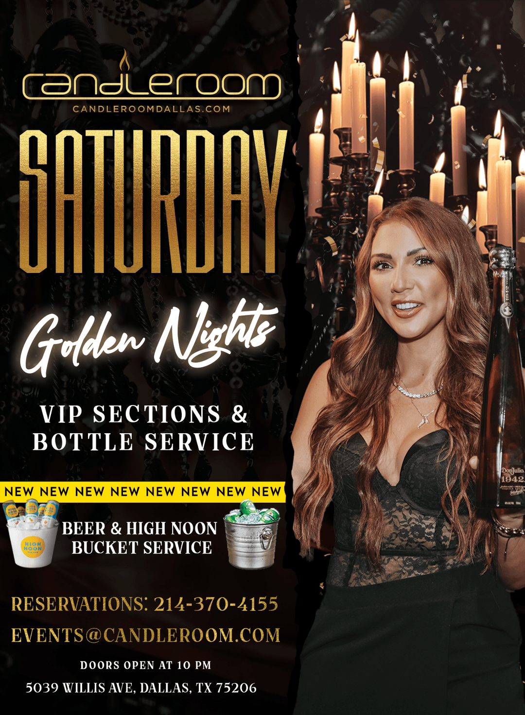 Golden Night Saturdays at Candleroom