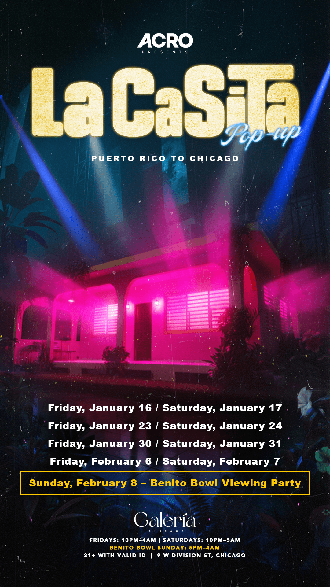 La Casita Pop Up SATURDAY 2 - 7