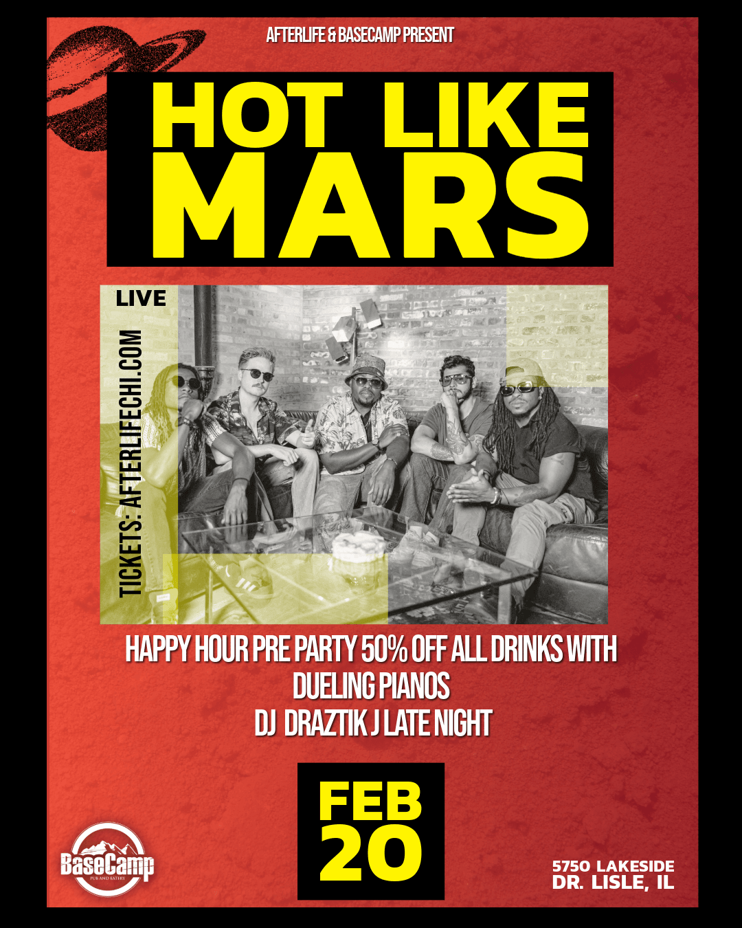Hot Like Mars + New Groove Revolution Live!