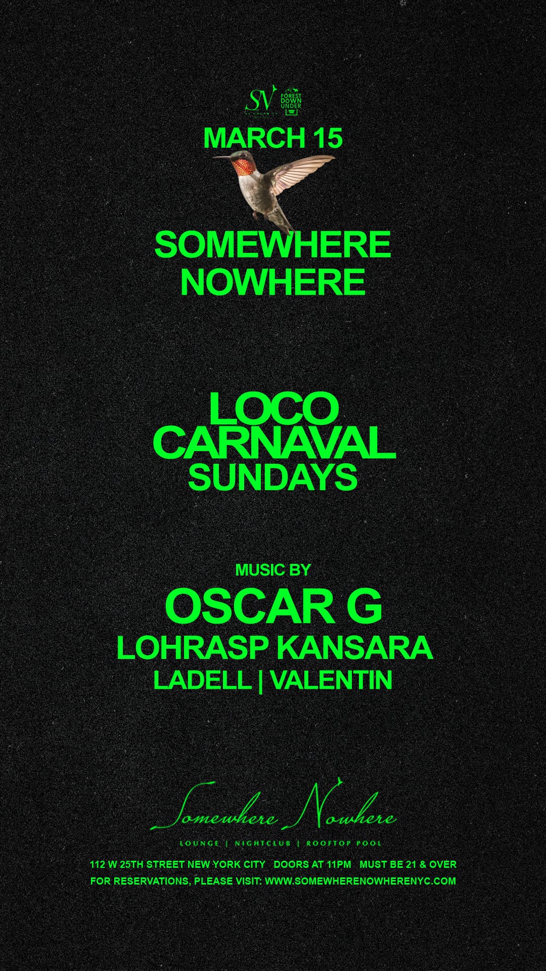 Loco Carnaval Sundays |  Oscar G, Lohrasp Kansara, Ladell and Valentin