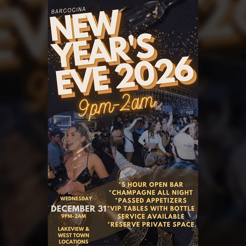 NYE 2026 AT BARCOCINA LAKEVIEW