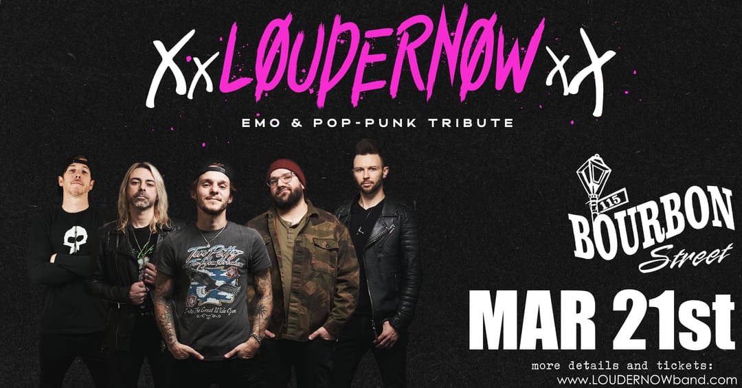 Emo & Pop-Punk Night with LouderNow At 115 Bourbon Street