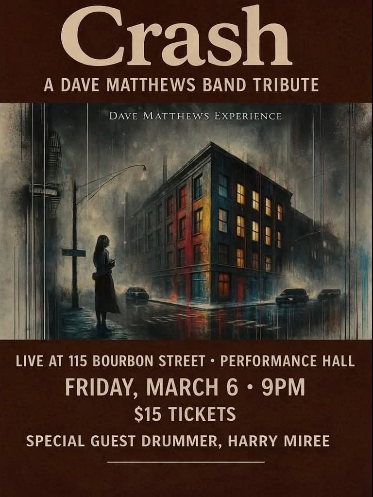 CRASH - A Dave Matthews Band Tribute ft. Harry Miree