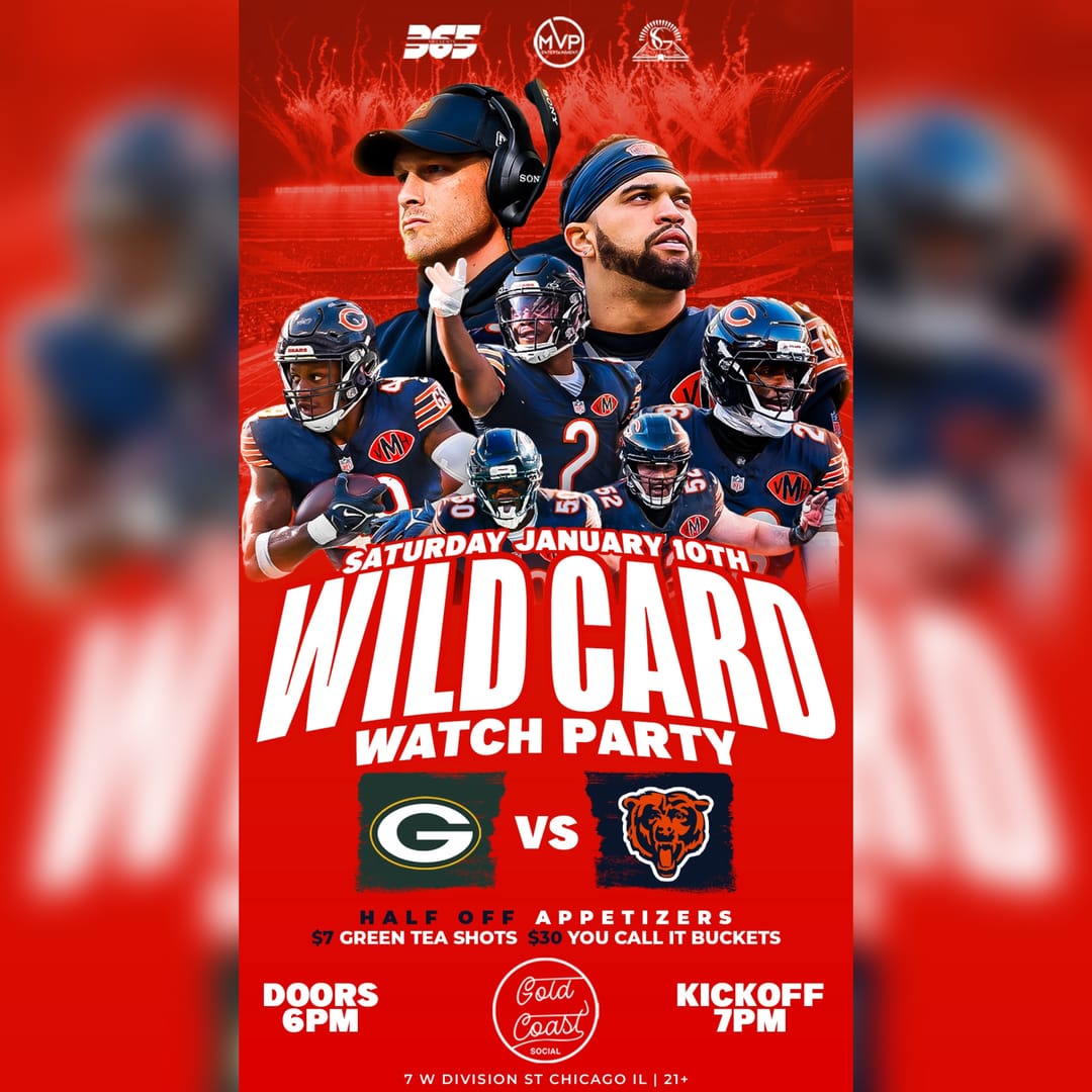 BEARS VS PACKERS WATCH PARTY