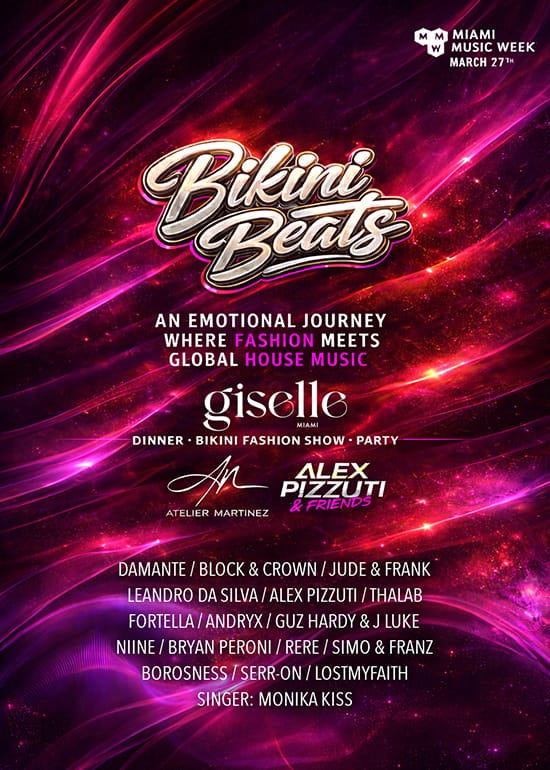 MIAMI MUSIC WEEK @ GISELLE: BIKINI & BEATS