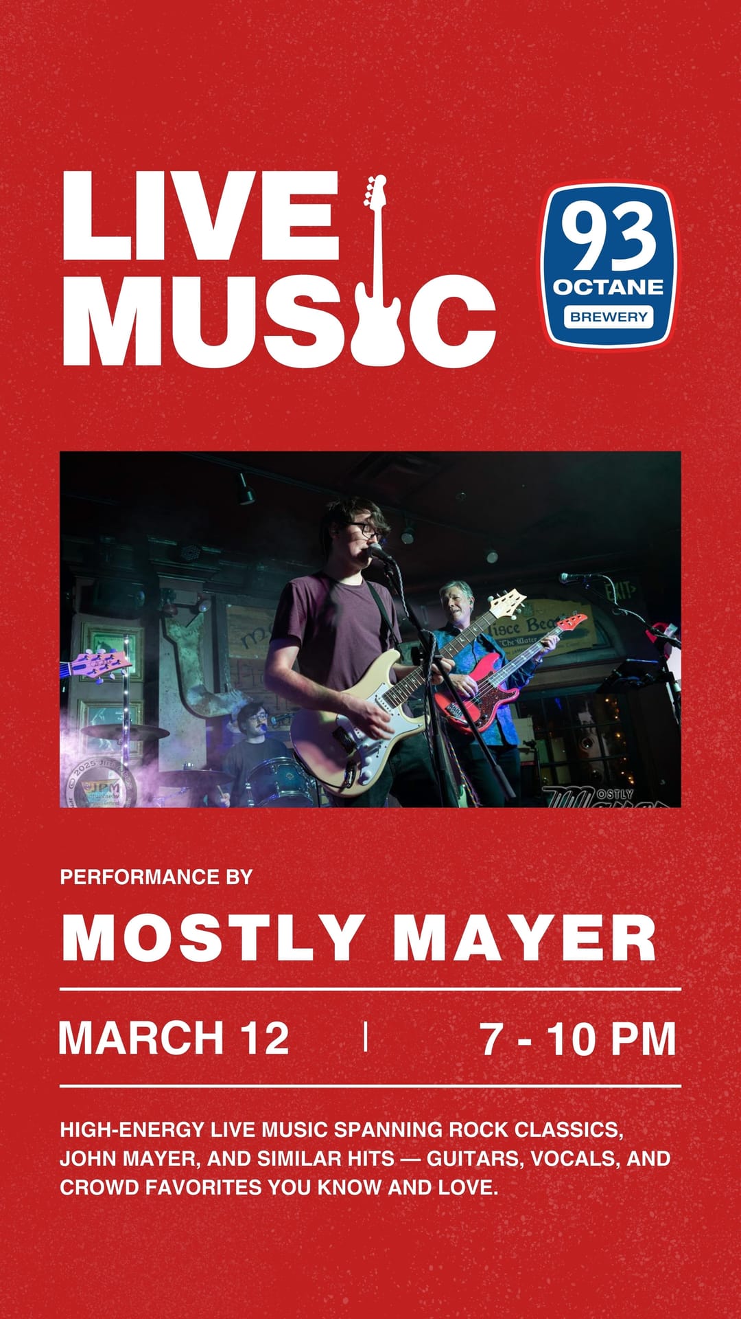 Live Music- Mostly Mayer