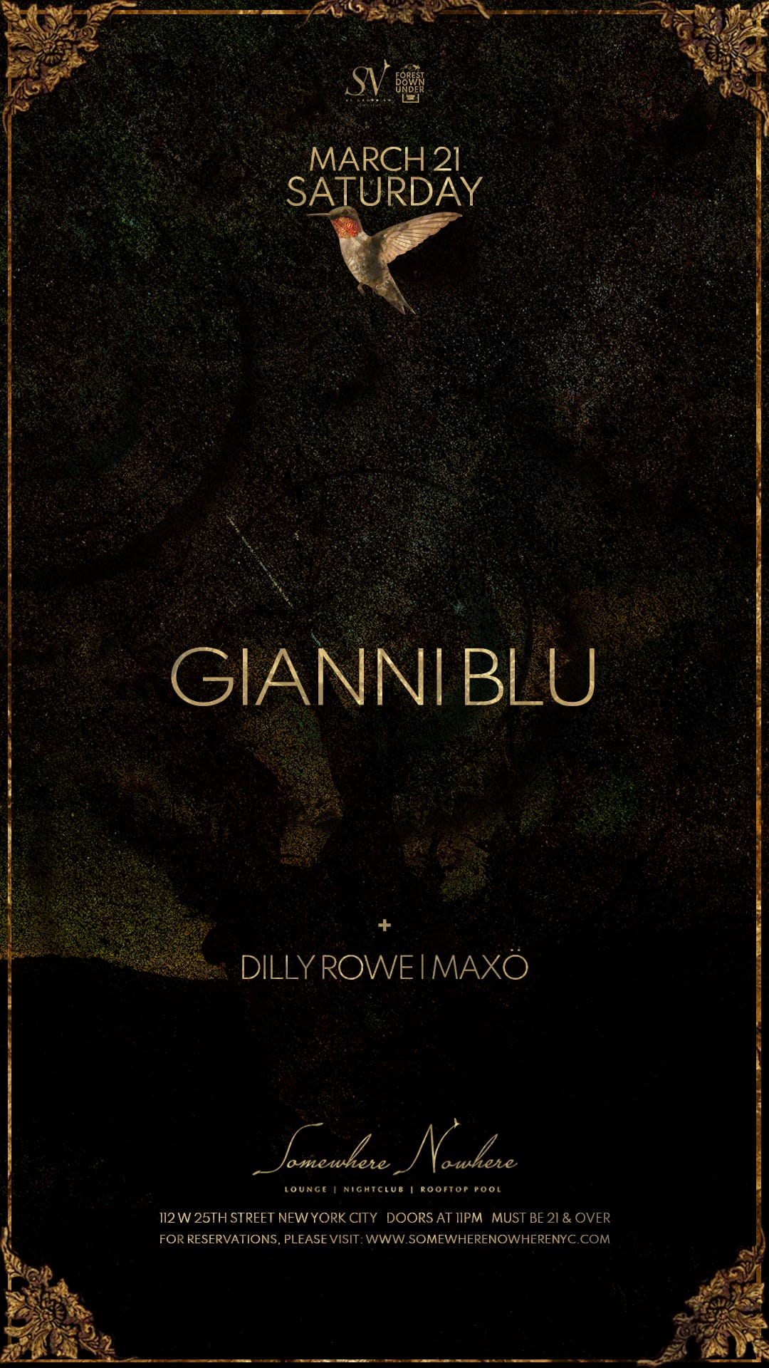 Gianni Blu With Dilly Rowe, Maxö