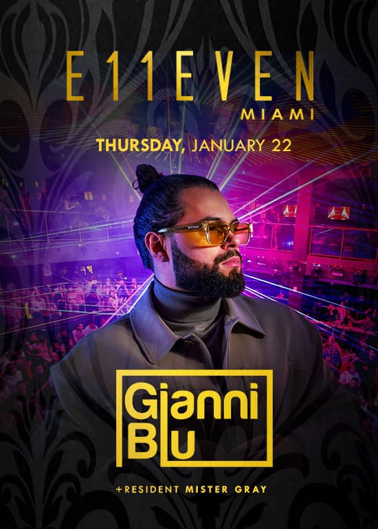 GIANNI BLU AT E11EVEN